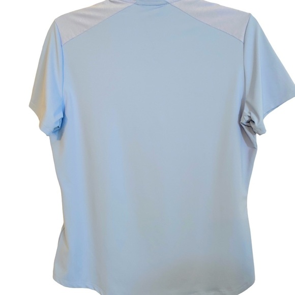 Adidas Ultimate 365 Golf Polo Powder Blue Ladies Med - Picture 2 of 9